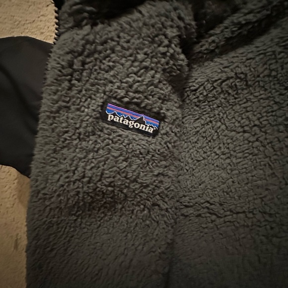 Youth Patagonia Full ZipHooded Insulated Sherpa Lined Goose Filled Jacket Size L - Picture 9 of 10